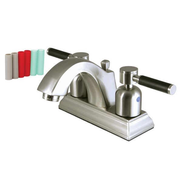 Fauceture 4" Centerset Bathroom Faucet, Brushed Nickel FSC4648DKL - main